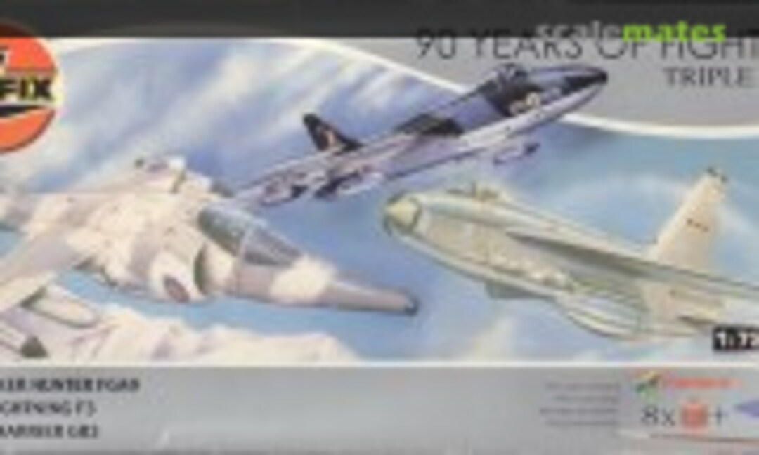 1:72 90 Years of Fighters - Triple Pack (Airfix 98657)