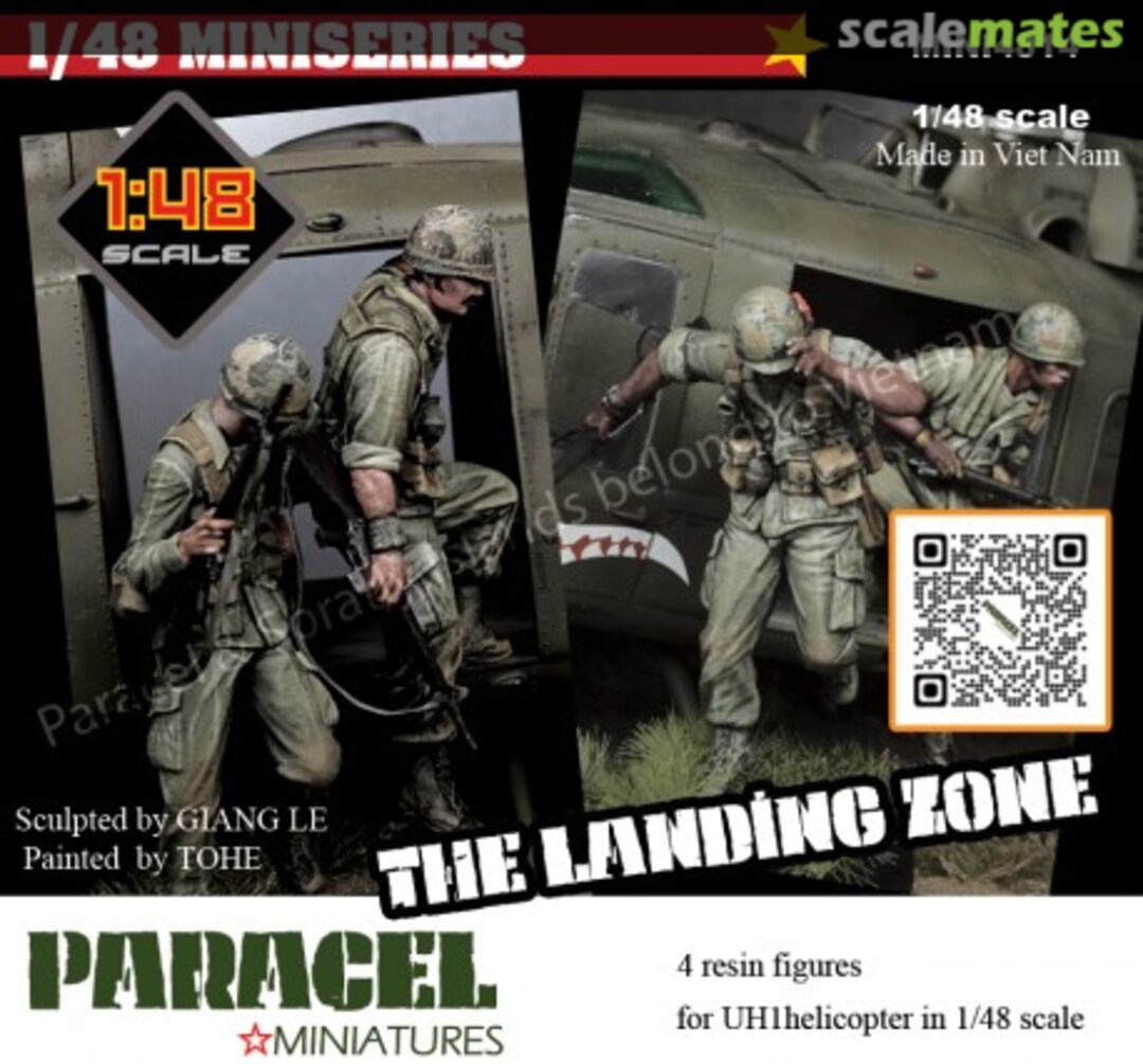 Boxart 48 th US Landing zone MINI4814 Paracel Miniatures