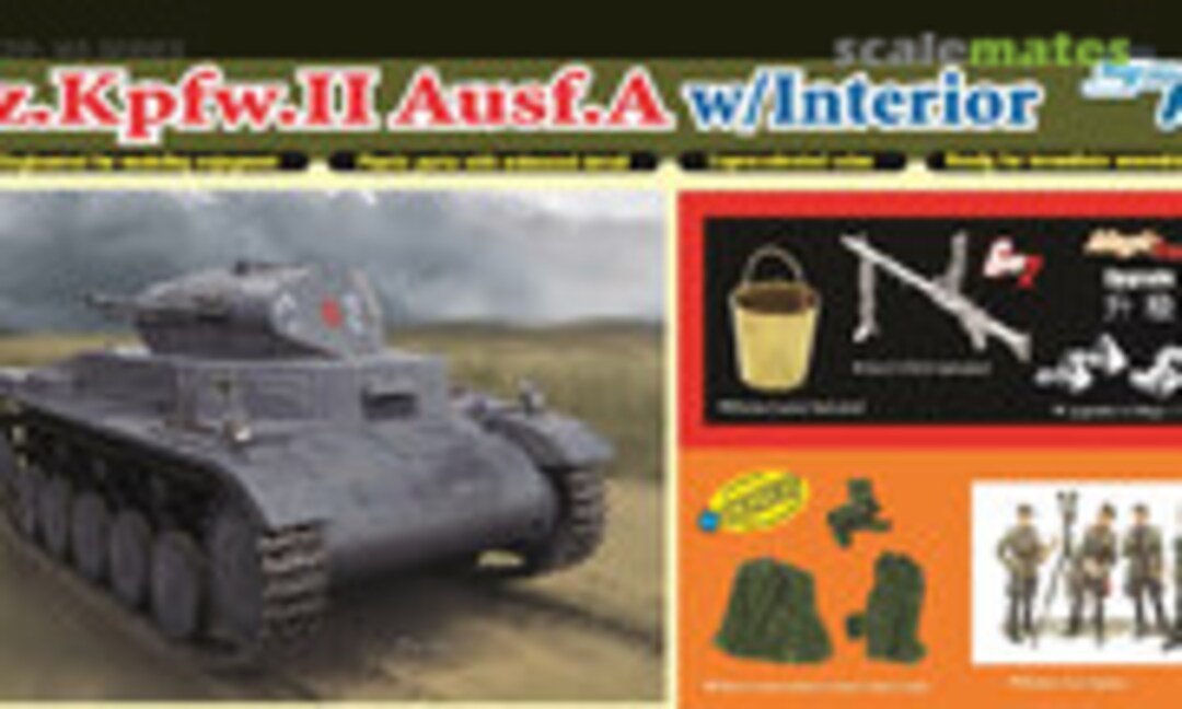 1:35 Pz.Kpfw.II Ausf.A w/Interior (Dragon 6687)