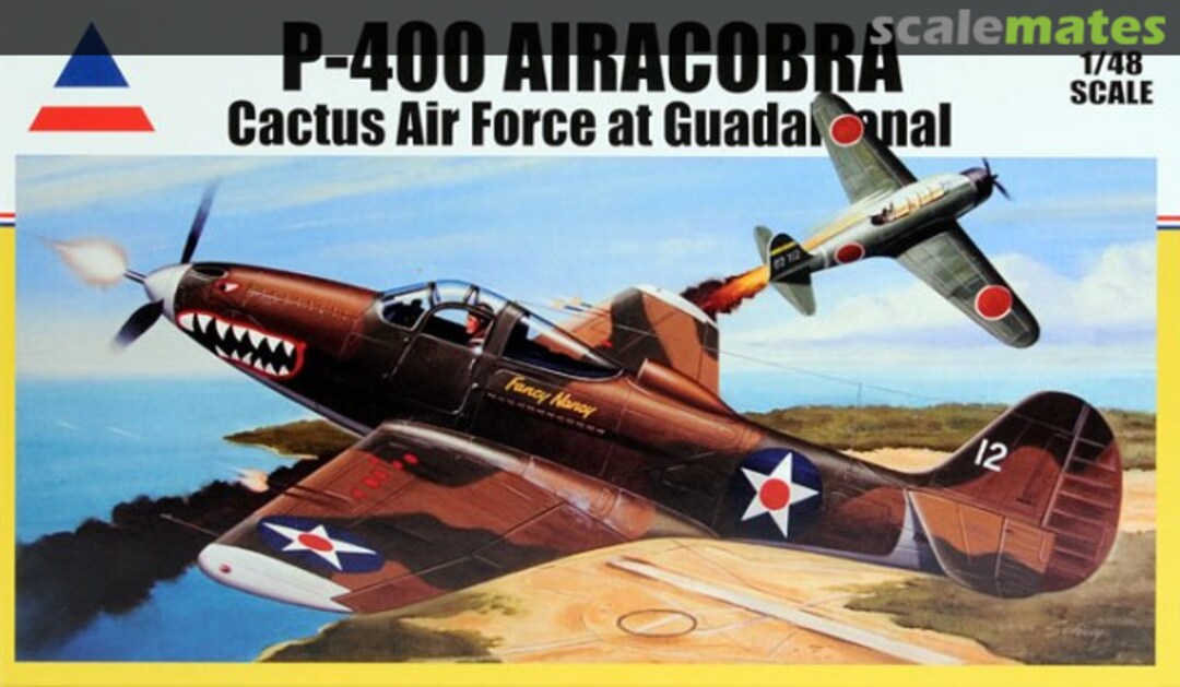 Boxart P-400 Airacobra Cactus Air Force at Guadalcanal 0407 Accurate Miniatures