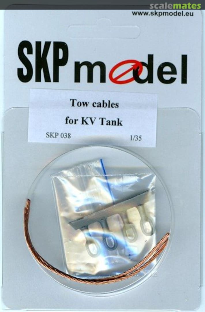 Boxart Tow cables for KV Tank SKP 038 SKP model