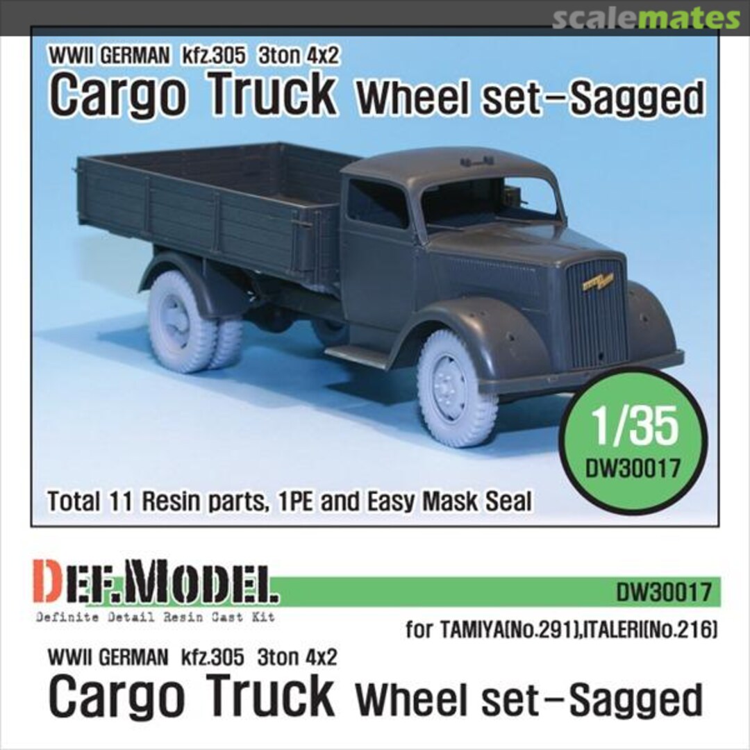 Boxart WW2 German 3t Cargo(Opel) Truck Wheel set DW30017 Def.Model