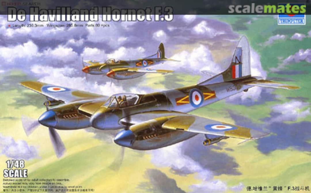 Boxart De Havilland Hornet F.3 02894 Trumpeter