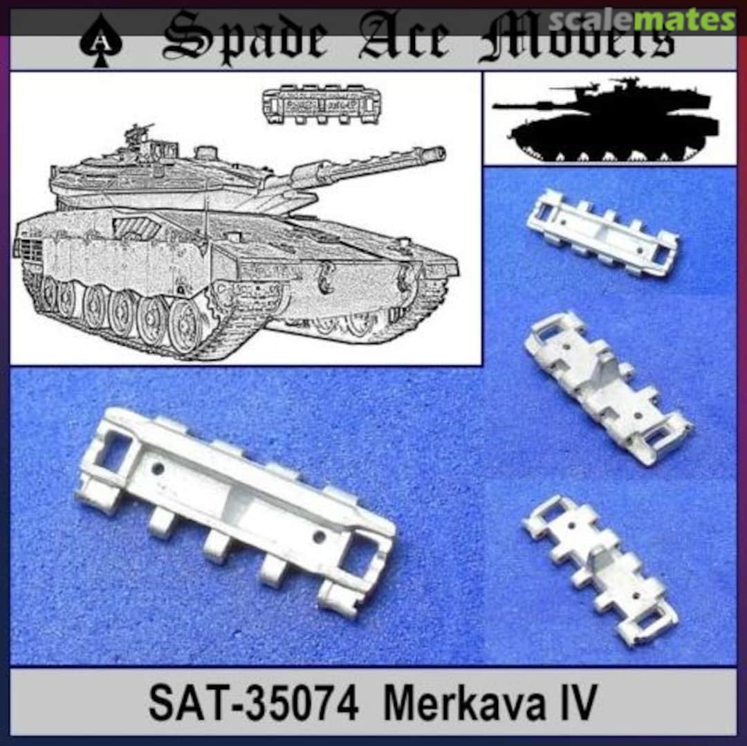 Boxart Metal Track Merkava Mk.IV SAT-35074 Spade Ace Models