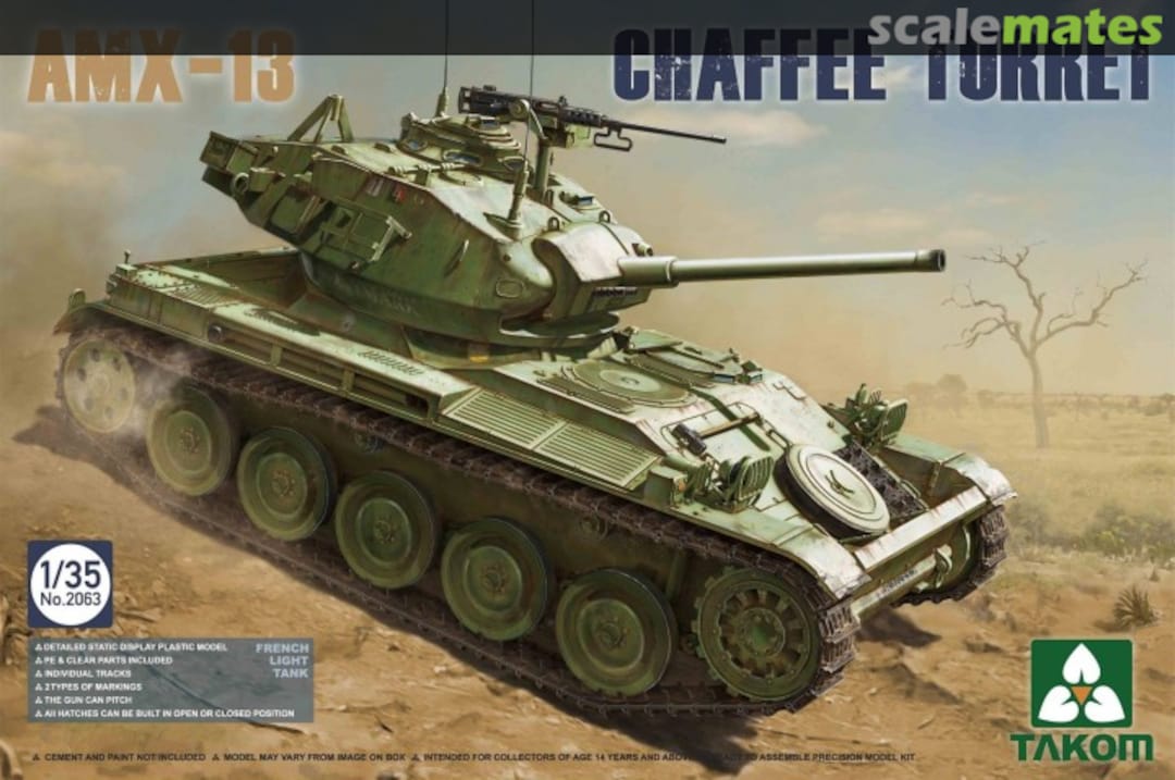 Boxart AMX-13 Chaffee Turret 2063 Takom