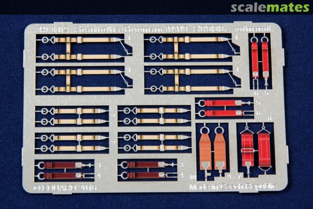 Boxart Seatbelts German WWI STEEL 49102 Eduard