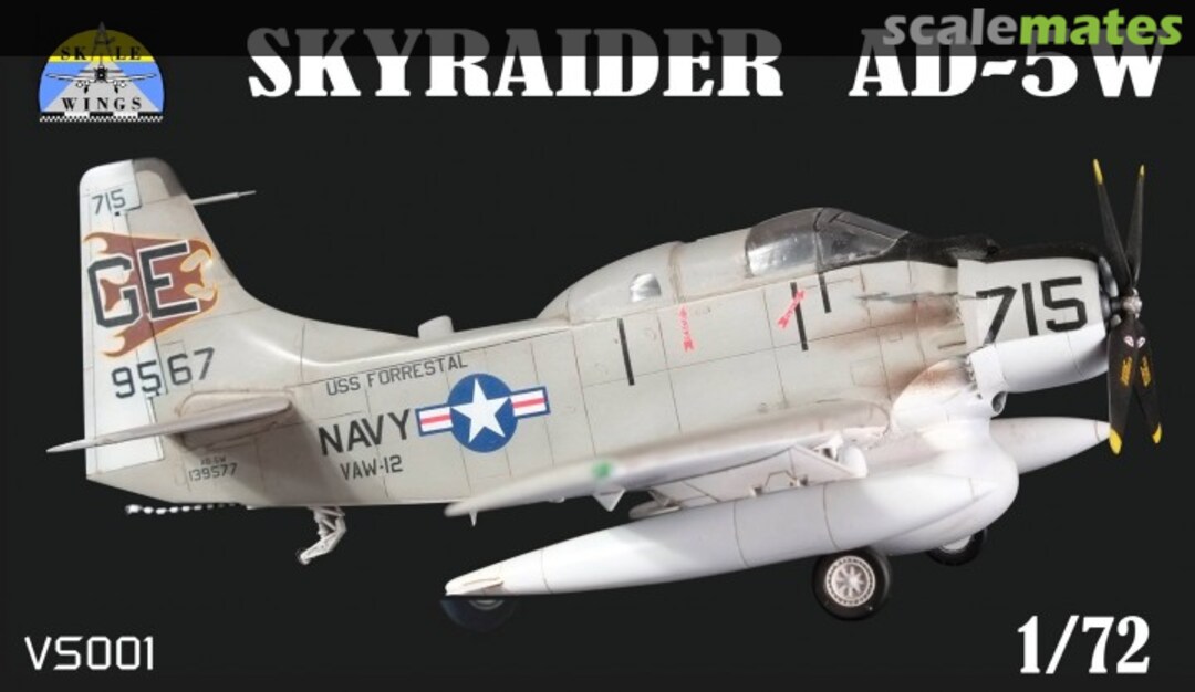 Boxart Skyraider AD-5W VS001 Skale Wings