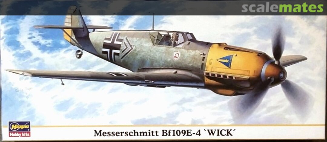 Boxart Messerschmitt Bf109E-4 'Wick' 00263 Hasegawa