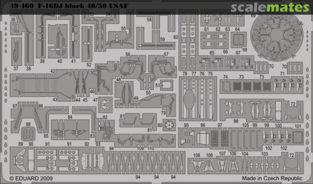 Boxart F-16DJ block 40/50 USAF S.A. 49460 Eduard