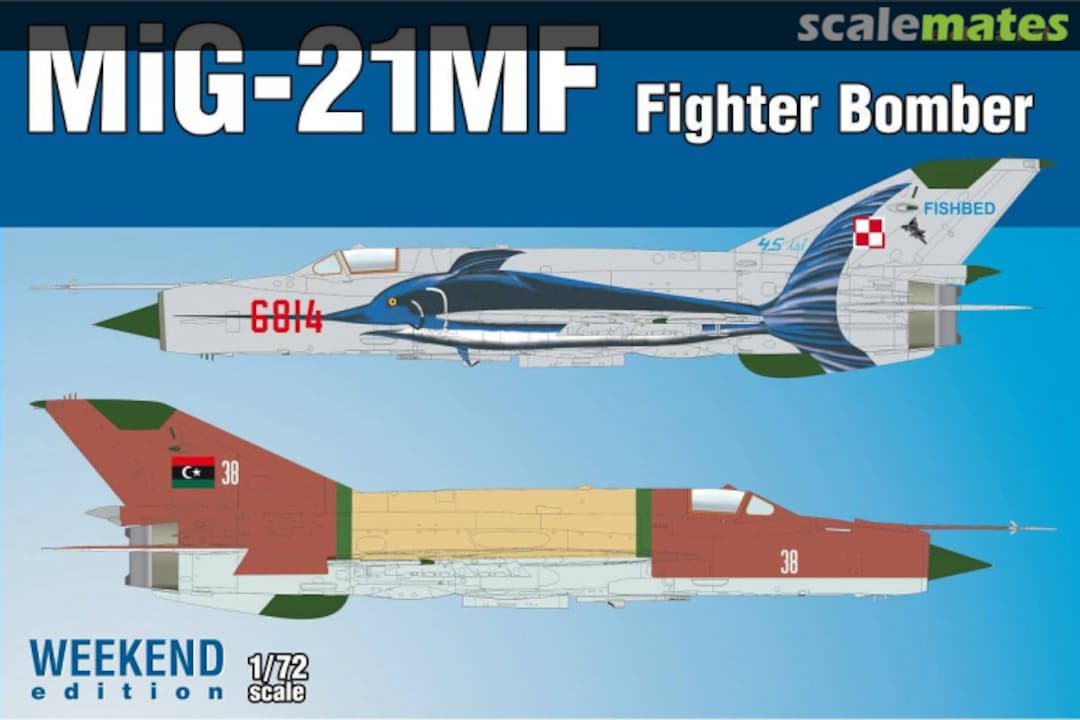 Boxart MiG-21MF Fighter-Bomber 7451 Eduard