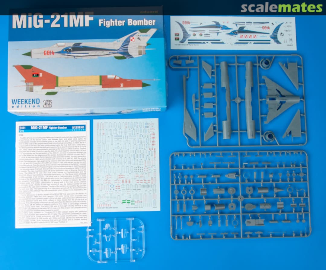 Contents MiG-21MF Fighter-Bomber 7451 Eduard