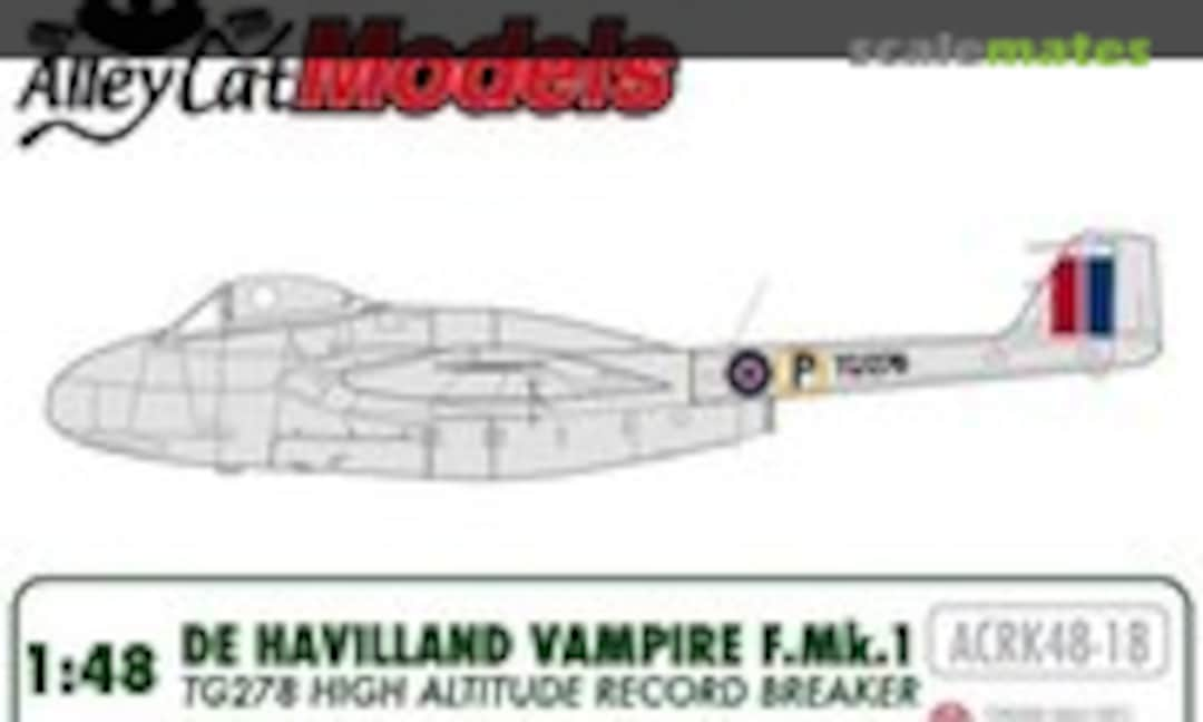 1:48 De Havilland Vampire F. Mk.1 (Alley Cat ACRK48-18)