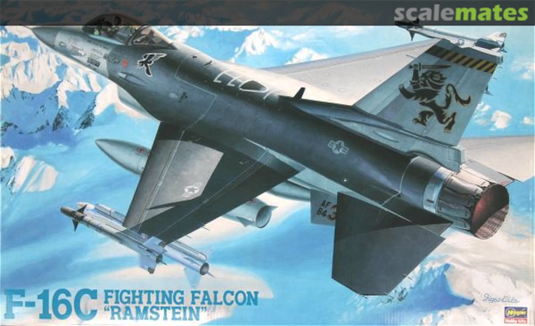 Boxart F-16C Fighting Falcon "Ramstein" 08027 Hasegawa