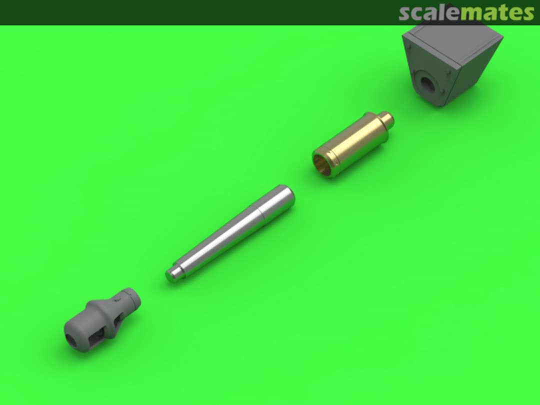 Boxart Sturmhaubitze 42 - 10,5 cm StuH 42 L/28 gun barrel with resin muzzle brake and mantlet GM-72-040 Master