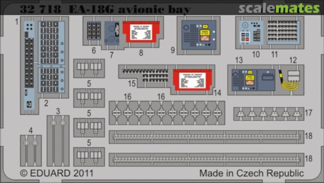 Boxart EA-18G avionic bay 32718 Eduard