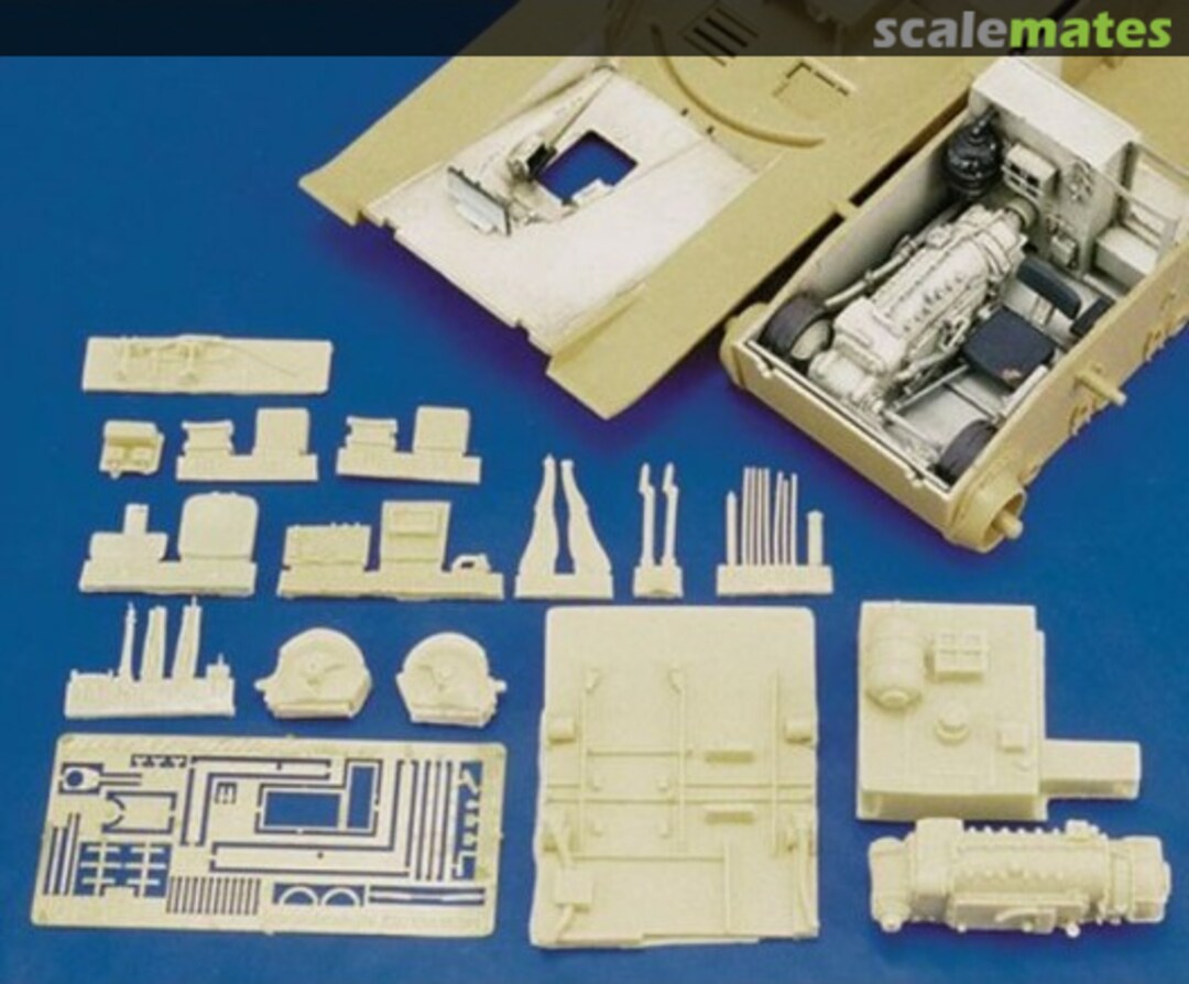 Boxart Wespe Sd. Kfz 124 Interior Details 137 Royal Model