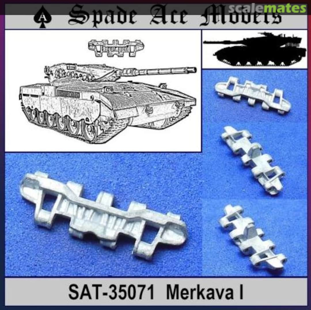 Boxart Metal Track Merkava Mk.I SAT-35071 Spade Ace Models