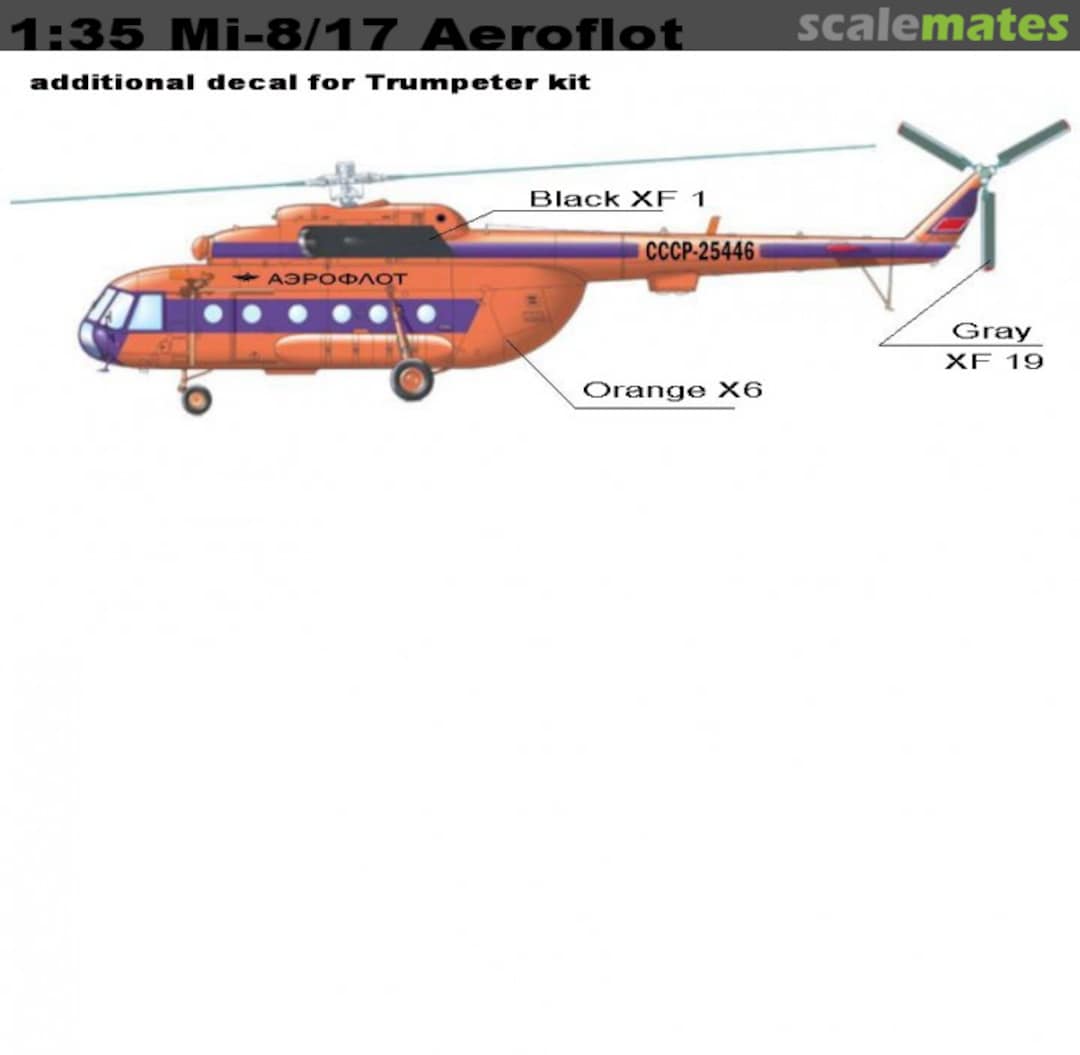 Boxart Additional version decals for Mi-8 / Mi-17  LEM Kits