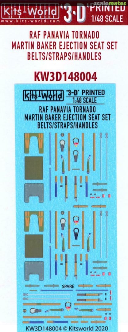 Boxart RAF Panavia Tornado MB Ejection Seat KW3D148004 Kits-World