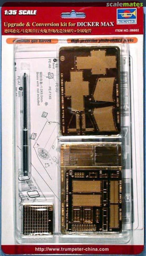 Boxart Upgrade & Conversion kit for Dicker Max 06602 Trumpeter