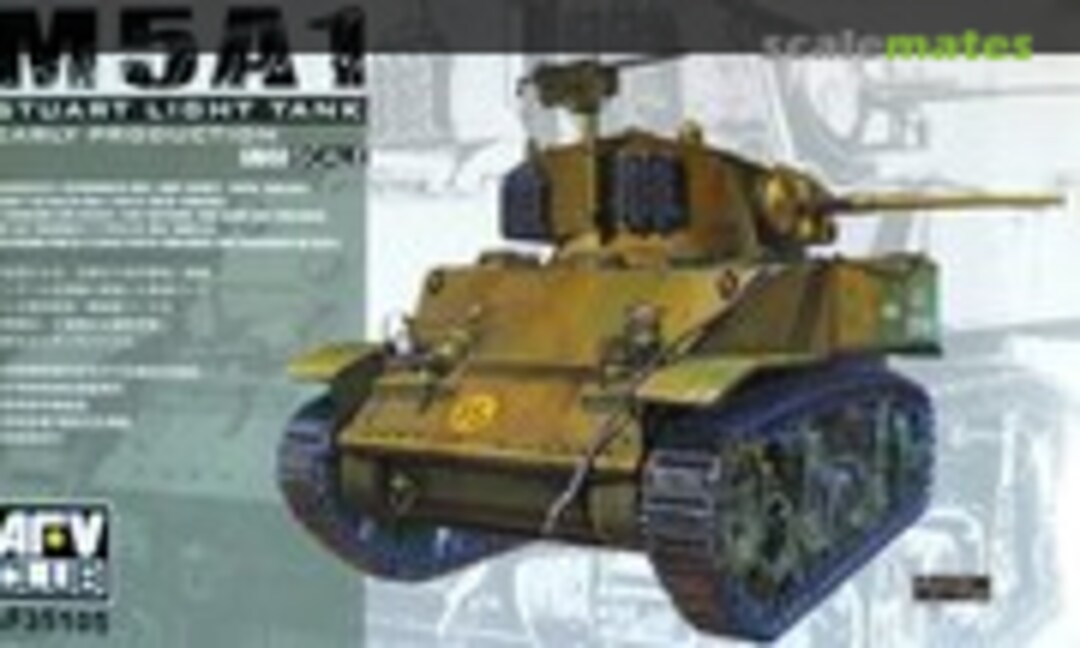 1:35 M5A1 Stuart Light Tank (AFV Club AF35105)