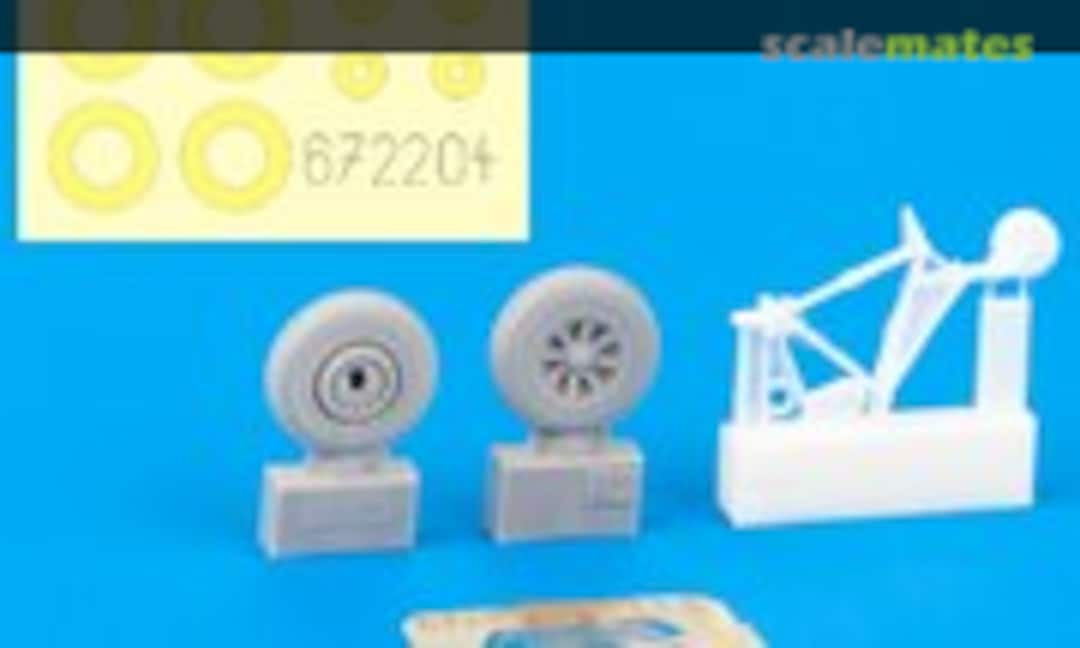 1:72 F4U wheels (Eduard 672204)