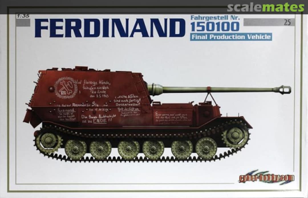 Boxart Ferdinand - Fahrgestell Nr. 150100 6436 Cyber Hobby