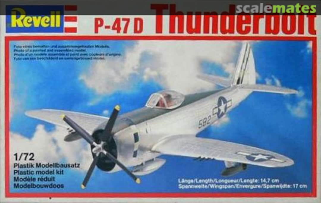 Boxart P-47 D Thunderbolt 4158 Revell