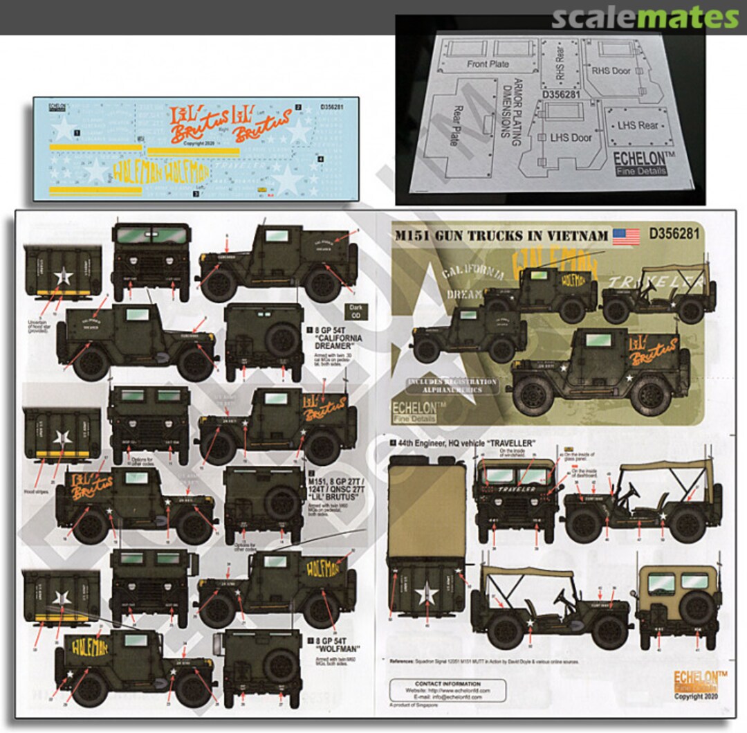 Boxart M151 Gun Trucks D356281 Echelon Fine Details