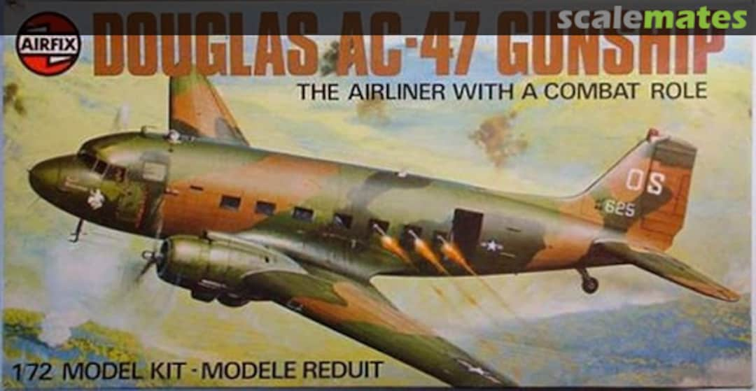 Boxart Douglas AC-47 Gunship 04016-7 Airfix