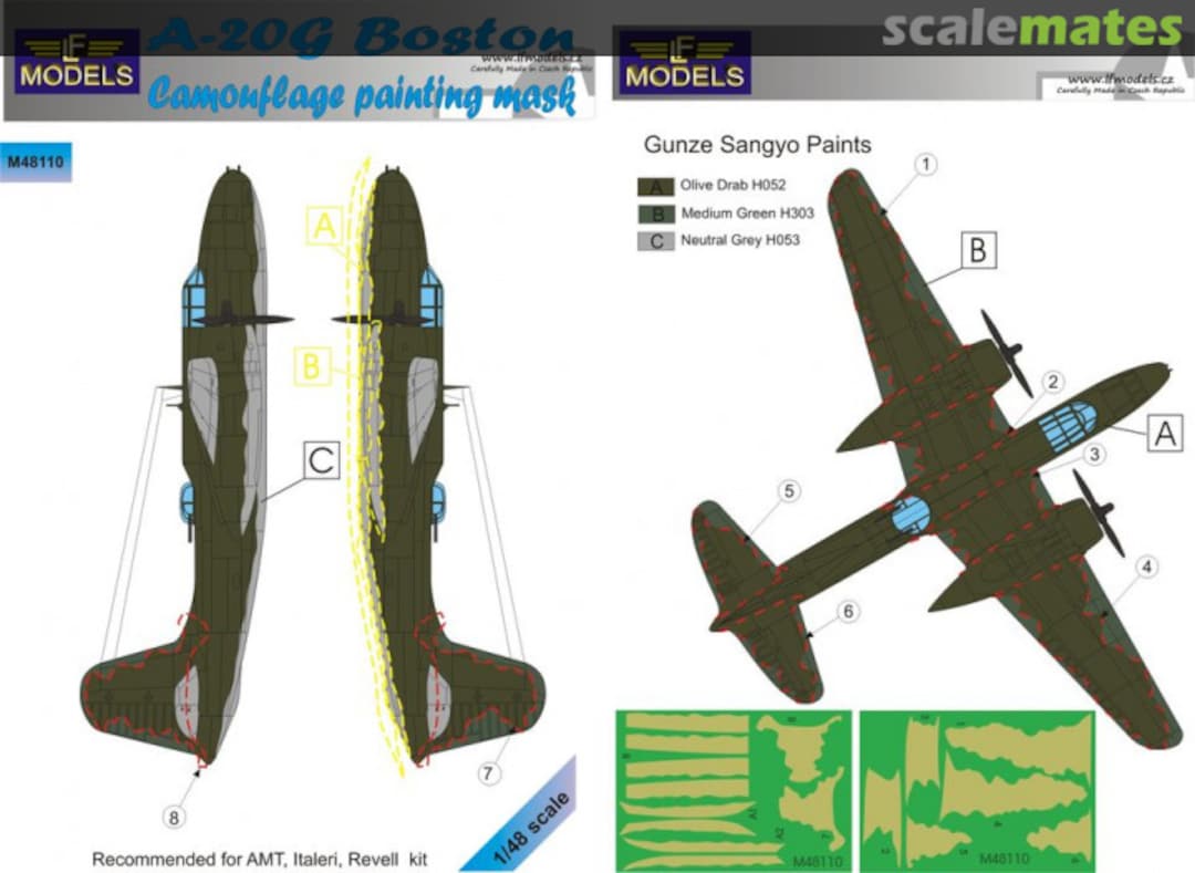 Boxart A-20G Boston M48110 LF Models