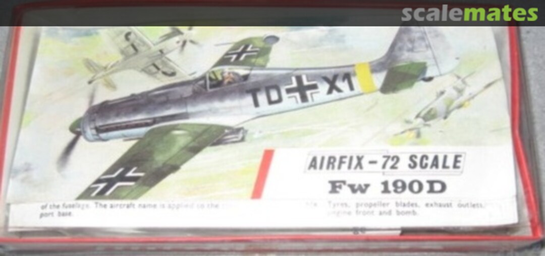 Boxart Fw 190D 1640-31 Plasty/Airfix