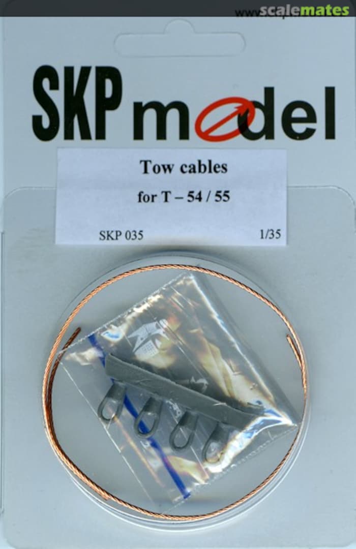 Boxart Tow cables for T-54 & T-55 SKP 035 SKP model