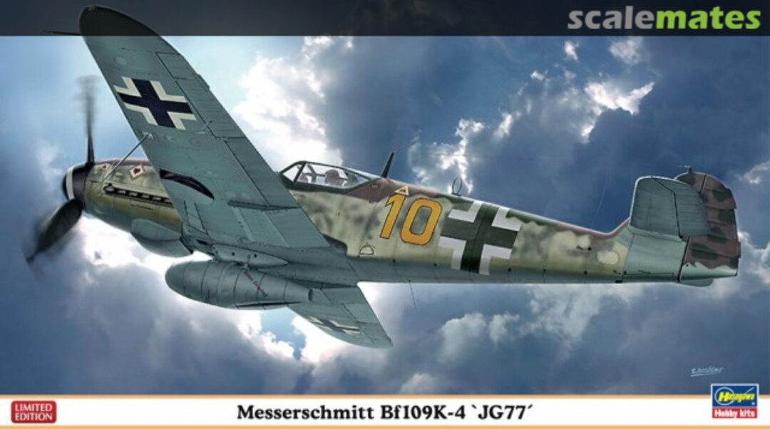 Boxart Messerschmitt Bf109K-4 `JG77´ 07347 Hasegawa