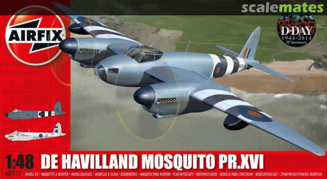 Boxart De Havilland Mosquito PR.XVI A07112 Airfix