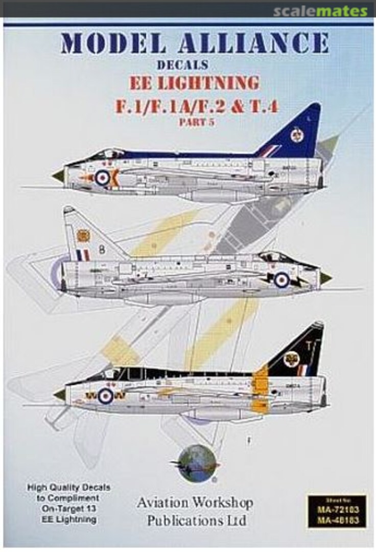 Boxart Lightning F.1 / F.1A / F.2 / T.4 MA-72183 Model Alliance