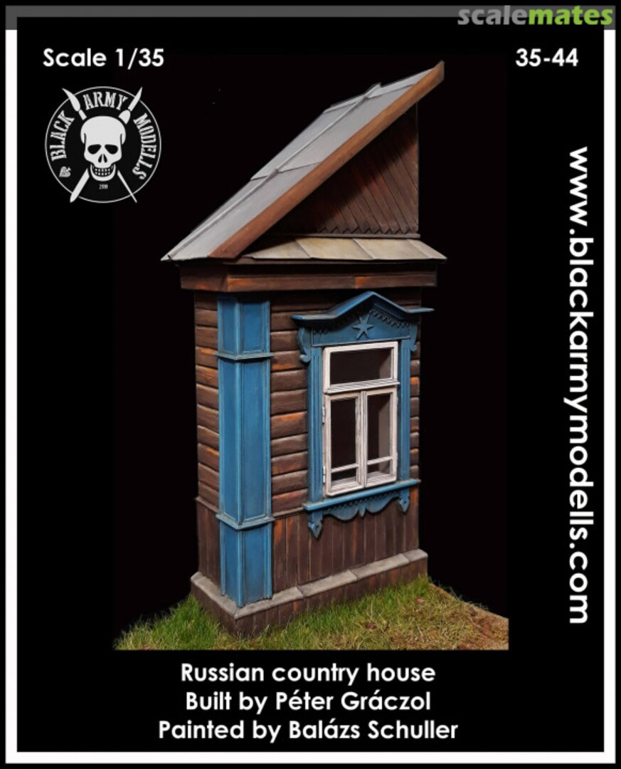 Boxart Russian country house 35-44 Black Army Modells