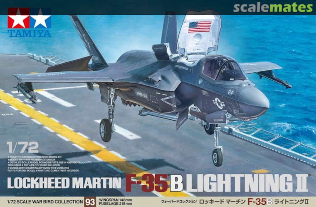 Boxart Lockheed Martin F-35B Lightning II 60793 Tamiya