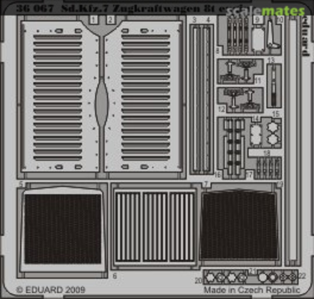 Boxart Sd.Kfz.7 Zugkraftwagen 8t engine 36067 Eduard