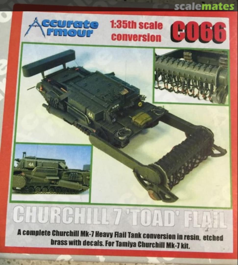 Boxart CHURCHILL 'TOAD' Heavy Flail Tank C066 Accurate Armour