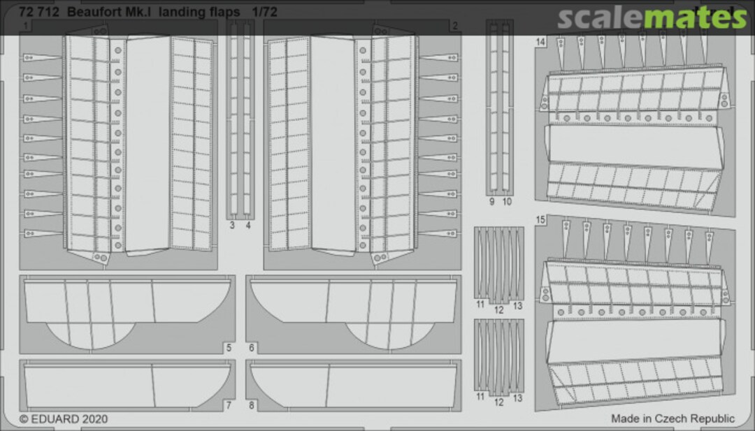 Boxart Beaufort Mk.I landing flaps 72712 Eduard