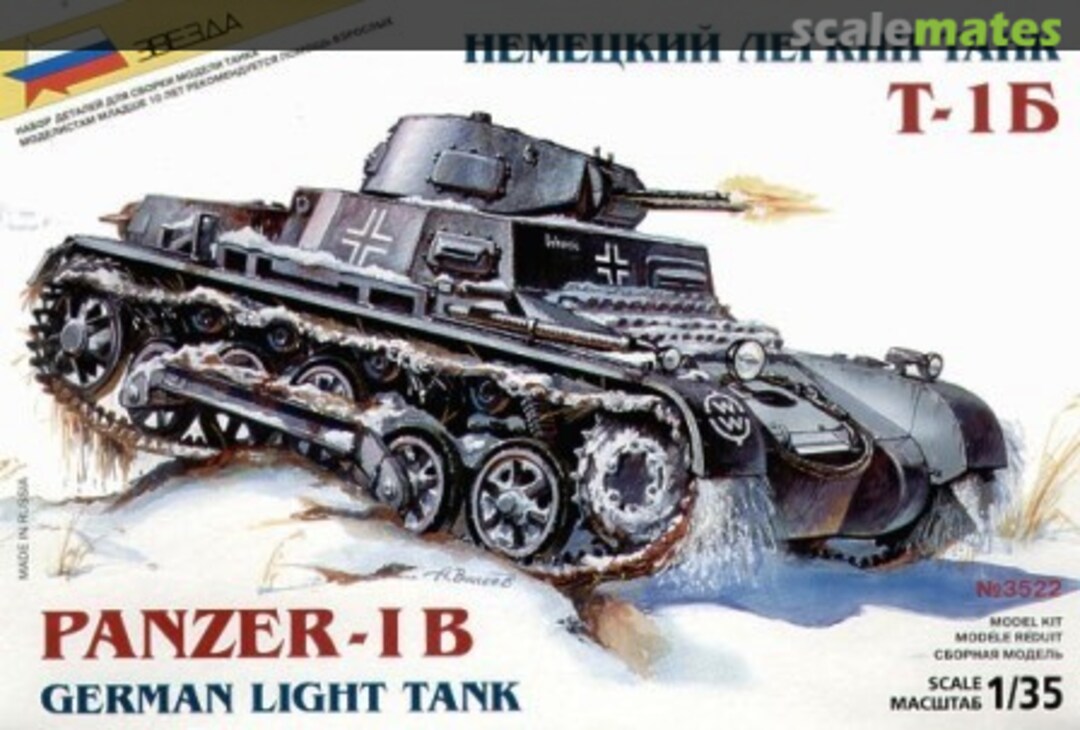 Boxart Panzer-I B 3522 Zvezda