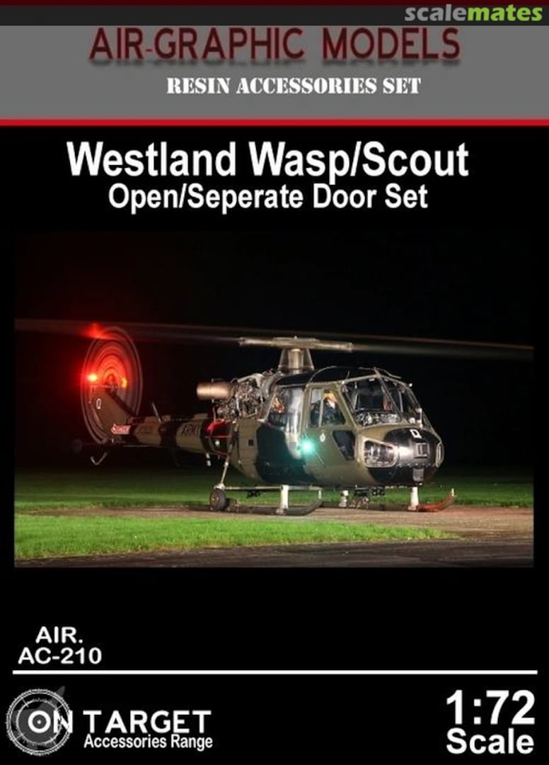 Boxart Westland Scout/Wasp Open/Separate Door Set AIR.AC-210 Air-Graphic Models