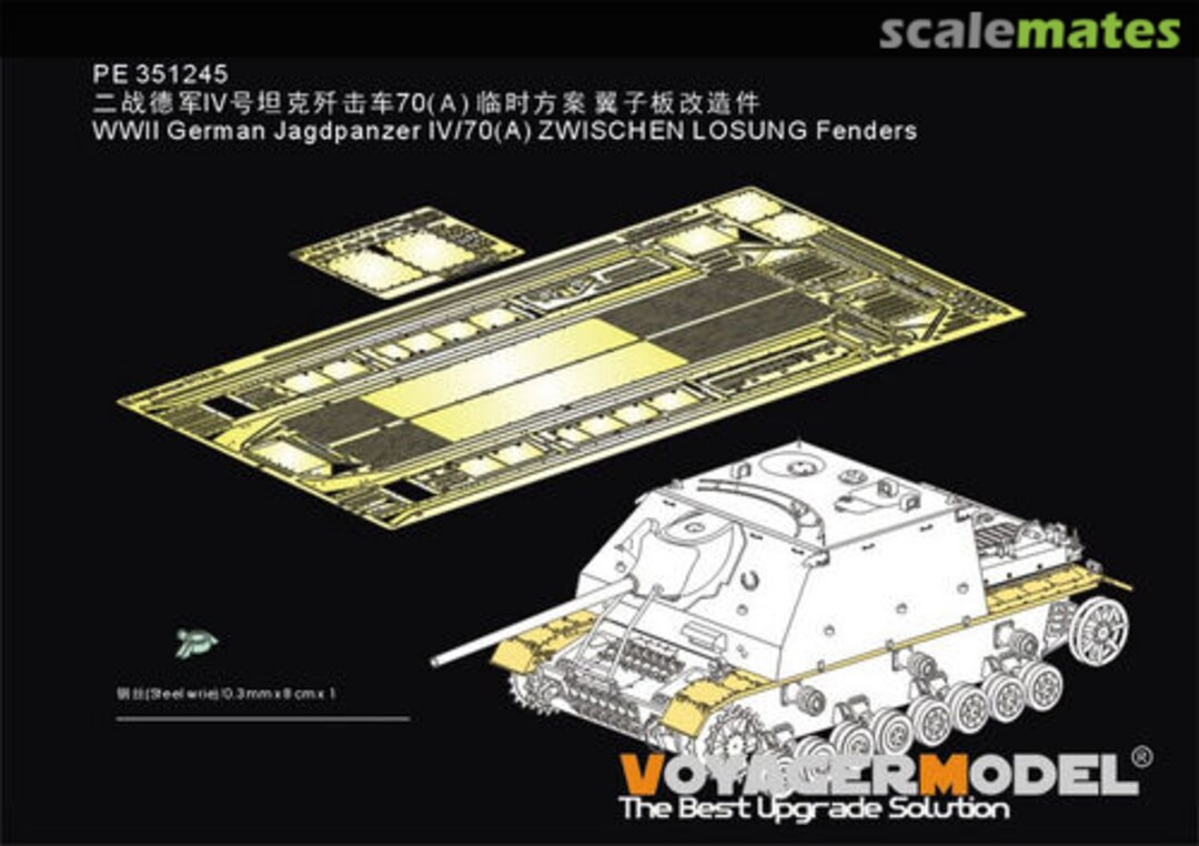 Boxart German Jagdpanzer IV/70 (A) Zwischenlösung Fenders PE351245 Voyager Model