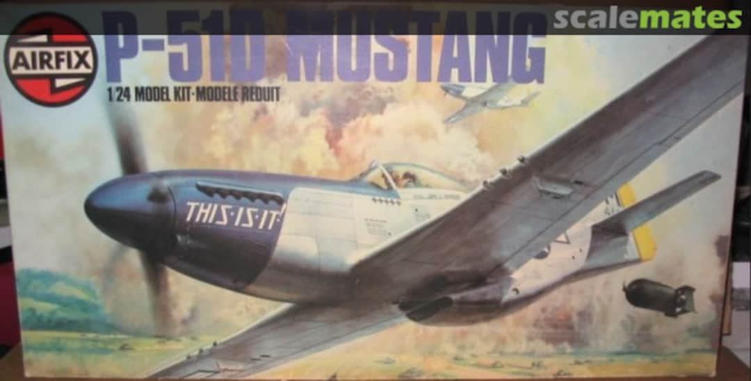 Boxart P-51D Mustang 14001 2 Airfix