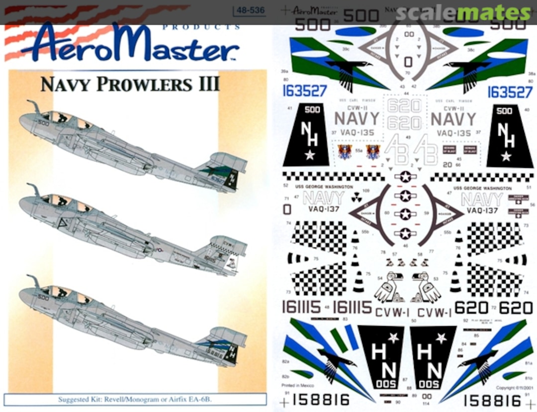 Boxart Navy Prowlers III 48-536 AeroMaster