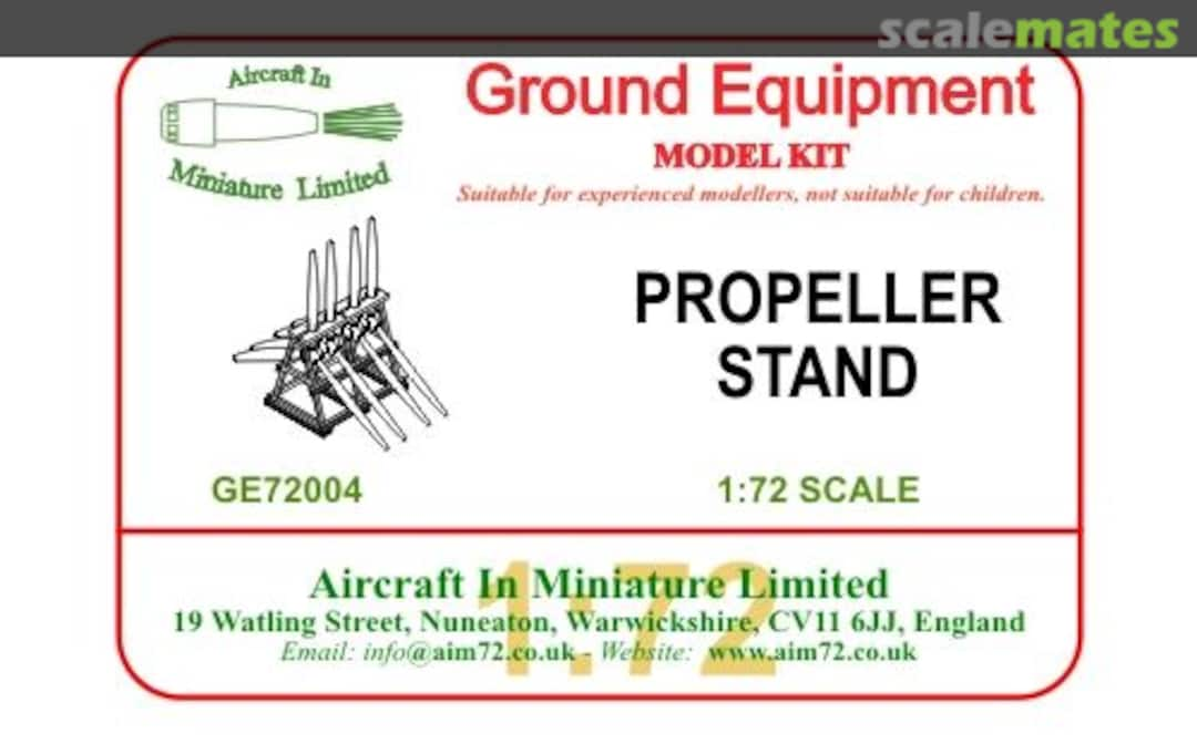 Boxart Propeller stand GE72004 Aircraft In Miniature Ltd