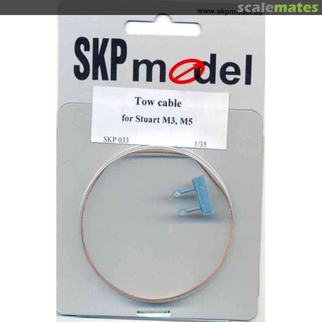 Boxart Tow cables for Stuart M3, M5 SKP 033 SKP model