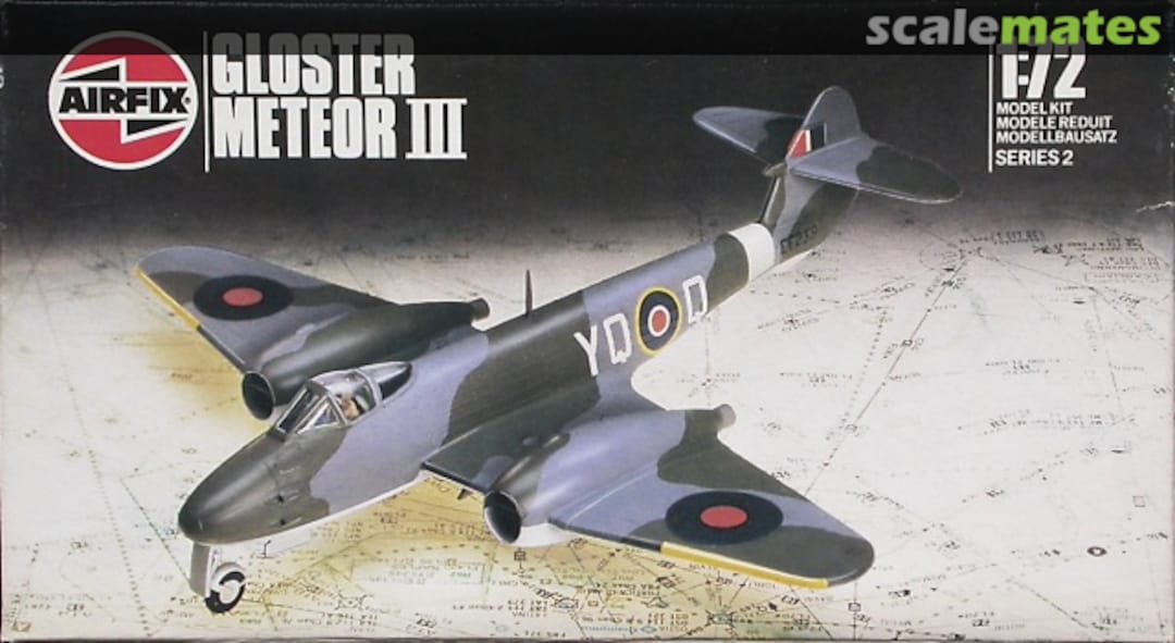 Boxart Gloster Meteor III 02038 Airfix