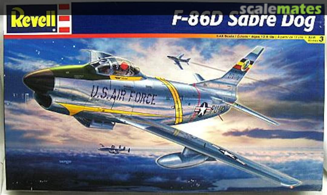 Boxart F-86D Sabre Dog 85-5844 Revell